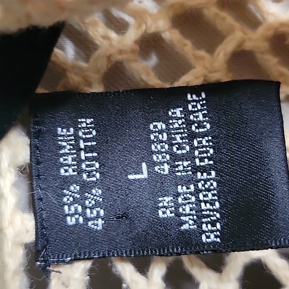 Chesley Open Knit Cardigan Sweater Longsleeve Beige - Picture 12 of 13